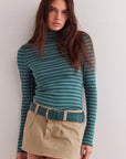 We The Free Good Good Stripe Turtleneck