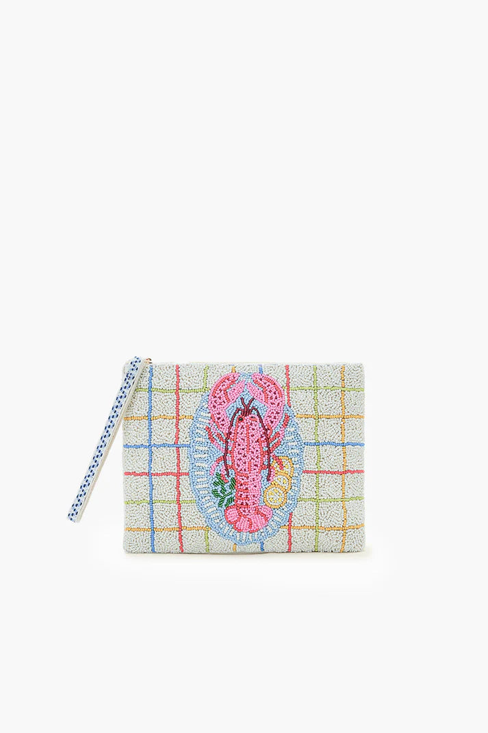 New England Lobster Beaded Wristlet