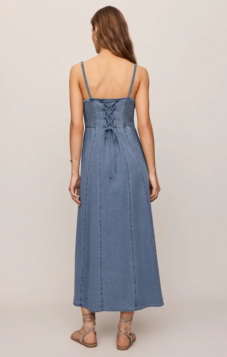 Leonora midi dress OOMA back