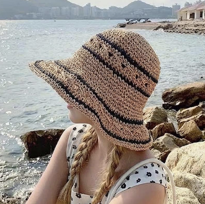 Libby woven bucket hat