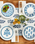 Flower Stem Print Salad Plate