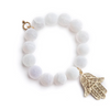 Agate Hamsa Bracelet