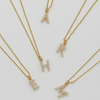 Dainty Love Pearl Initial